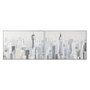 Home ESPRIT Toile Polystyrène 122,3 x 4,5 x 82,3 cm
