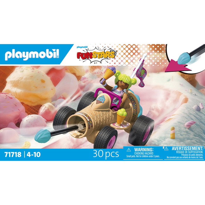 Playmobil Kart cornet de glace Funstars 71718, 30 pièces Playmobil Kart cornet de glace Funstars 71718, 30 pièces