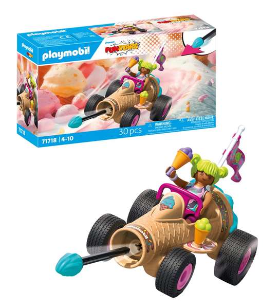 Playmobil Kart cornet de glace Funstars 71718, 30 pièces Playmobil Kart cornet de glace Funstars 71718, 30 pièces