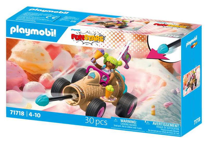 Playmobil Kart cornet de glace Funstars 71718, 30 pièces Playmobil Kart cornet de glace Funstars 71718, 30 pièces