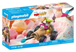 Playmobil Kart Cono de Helado FunStars 71718, 30 pièces