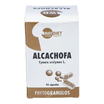 WAYDIET NATURAL PRODUCTS ALCACHOFA phytogranulos 45caps. WAYDIET NATURAL PRODUCTS ALCACHOFA phytogranulos 45caps.