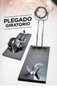 Jambonero pliable et rotatif chrome avec base noire REF. 9081