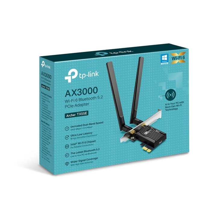TP-Link Carte réseau Wi-Fi 6/6E USB 3.0 Archer TX55E pour ordinateur (ARCHER TX55E)