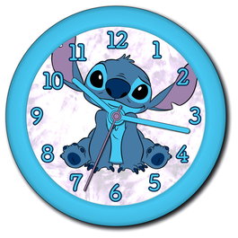 Disney Stitch - Horloge murale de personnage - Diamètre 25 cm