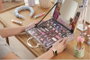 Wow Generation Maletin maquillaje Glam and Go - Trousse de maquillage pour enfants avec 23 pièces (ombres, brillants, miroir, rouge à lèvres) - Kids Euroswan