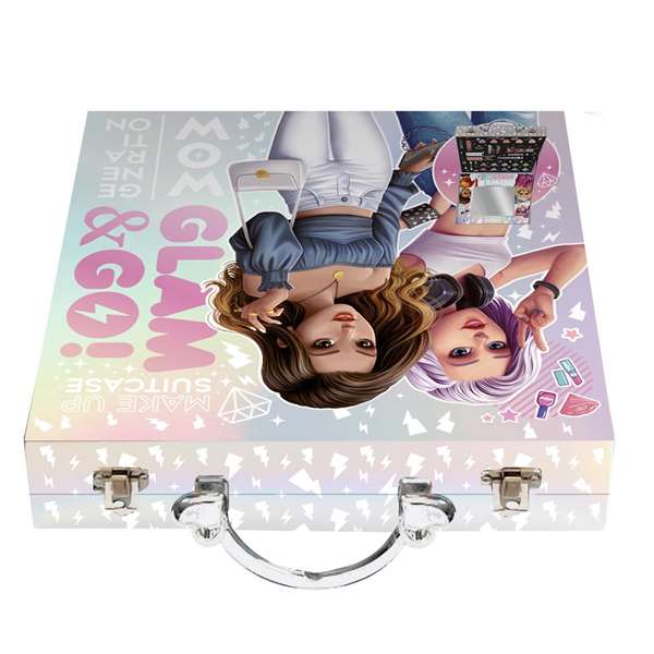 Wow Generation Maletin maquillaje Glam and Go - Trousse de maquillage pour enfants avec 23 pièces (ombres, brillants, miroir, rouge à lèvres) - Kids Euroswan Wow Generation Maletin maquillaje Glam and Go - Trousse de maquillage pour enfants avec 23 pièces (ombres, brillants, miroir, rouge à lèvres) - Kids Euroswan