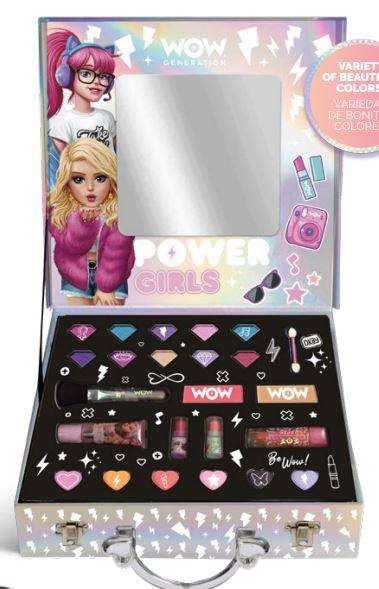 Wow Generation Maletin maquillaje Glam and Go - Trousse de maquillage pour enfants avec 23 pièces (ombres, brillants, miroir, rouge à lèvres) - Kids Euroswan Wow Generation Maletin maquillaje Glam and Go - Trousse de maquillage pour enfants avec 23 pièces (ombres, brillants, miroir, rouge à lèvres) - Kids Euroswan