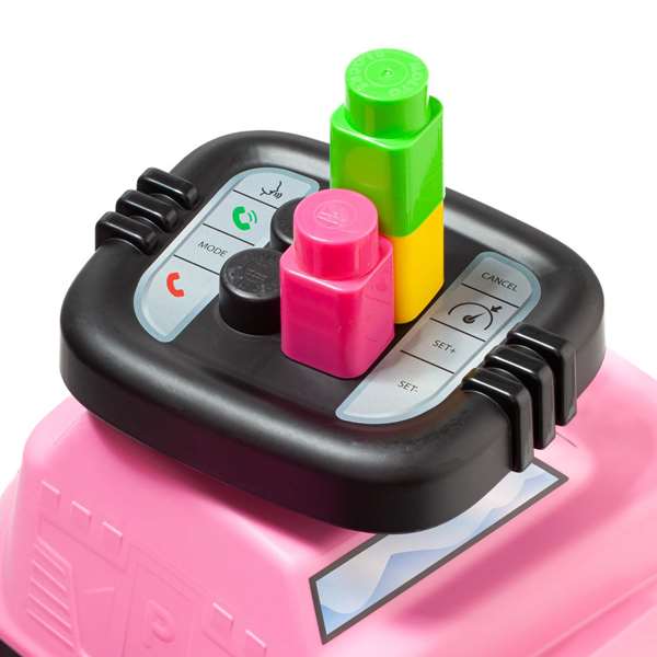 Molto Correpasillos Jeep rose 60x43x30 cm - Trotteur porteur pour enfant dès 1 an - Matériau plastique