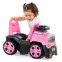 Molto Correpasillos Jeep rose 60x43x30 cm - Trotteur porteur pour enfant dès 1 an - Matériau plastique