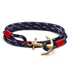 Tom Hope Bracelet 24k Atlantic triple TM0410 doré