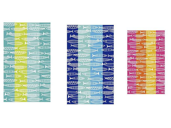 Secaneta Toalla Jacquard Terciopelo Alakia, Serviette de Bain 100 x 170 cm, Modèles Assortis, Recommandée à Partir de 3 Ans
