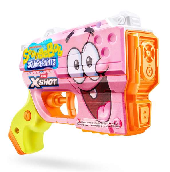 X-Shot Pistolets à eau Bob l'éponge 10x14,8x4,5cm - Modèles assortis