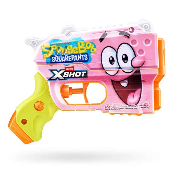 X-Shot Pistolets à eau Bob l'éponge 10x14,8x4,5cm - Modèles assortis