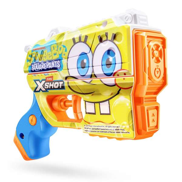 X-Shot Pistolets à eau Bob l'éponge 10x14,8x4,5cm - Modèles assortis