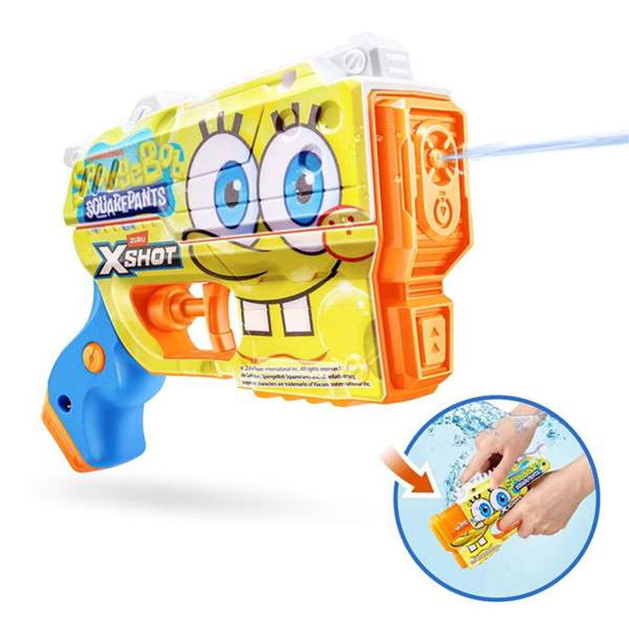 Pistolet à Eau Spongebob X-Shot 10 X 14,8 X 4,5 CM