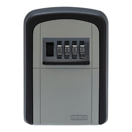 Abus Cofre Garde-clés Reprogramable à 4 Chiffres - Gris/Noir - 87,5 x 39 x 120 mm