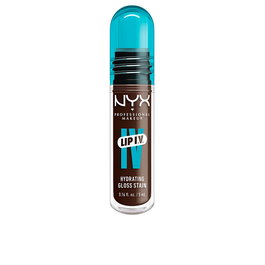 Nyx Professional Make Up Lip Gloss LIP IV #06-Espresso Soak - Rouge à Lèvres Brillant Hydratant, Longue Tenue 12h - 5 ml