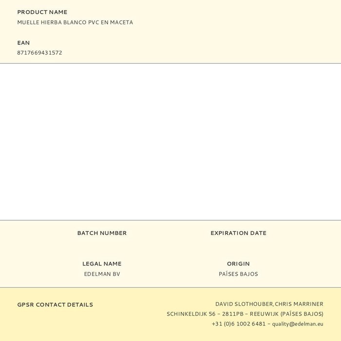 Fbright Serantes Lampe de pied blanc cassé avec détails dorés