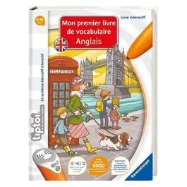 Ravensburger Livre interactif tiptoi - Mon premier livre de vocabulaire anglais, jeu éducatif électronique sans écran pour enfant à partir de 6 ans, Réf. 13099002