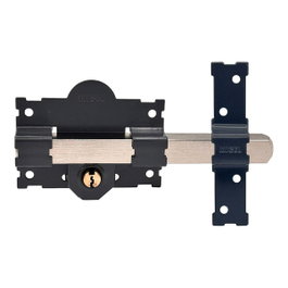 Micel Cerrojo de seguridad Crr07, acero gris, 105x50 mm