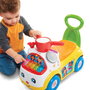 Fisher-Price Correpasillos Musical Little People avec sons de moteur et clavier lumineux - Jouet d'éveil à pousser, langues multiples, âge 12 mois et plus
