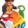 Fisher-Price Correpasillos Musical Little People avec sons de moteur et clavier lumineux - Jouet d'éveil à pousser, langues multiples, âge 12 mois et plus