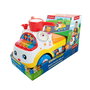 Fisher-Price Correpasillos Musical Little People avec sons de moteur et clavier lumineux - Jouet d'éveil à pousser, langues multiples, âge 12 mois et plus