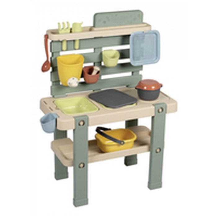 Smoby Life - Mud Kitchen - Cuisine patouille d'extérieur avec 15 accessoires Smoby Life - Mud Kitchen - Cuisine patouille d'extérieur avec 15 accessoires