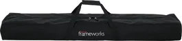 FRAMEWORKS Housse de Transport pour Support de Microphone (Jusqu'à 6 Supports) Noir Nylon
