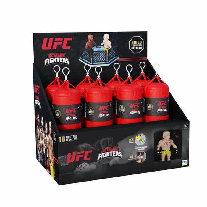 Bizak UFC Punching Bag Figurine Articulée 7,5 cm + Set de Lutte