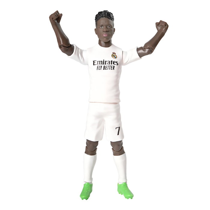 Banbo Toys Figure Articulée Vinicius Junior Real Madrid 20 cm - Figurine Collection Football en PVC