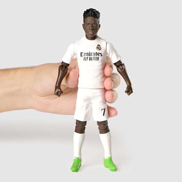 Banbo Toys Figure Articulée Vinicius Junior Real Madrid 20 cm - Figurine Collection Football en PVC