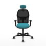 PIQUERAS Y CRESPO Chaise Alfera Synchro Turquoise et Noir