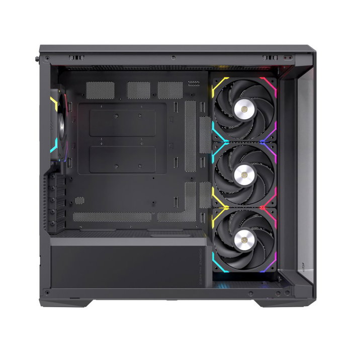 Einarex ZM800 Boîtier PC Gaming Midi Tower Micro-ATX, RGB, 4 Ventilateurs, Vitre Trempé, USB-C, Noir Einarex ZM800 Boîtier PC Gaming Midi Tower Micro-ATX, RGB, 4 Ventilateurs, Vitre Trempé, USB-C, Noir
