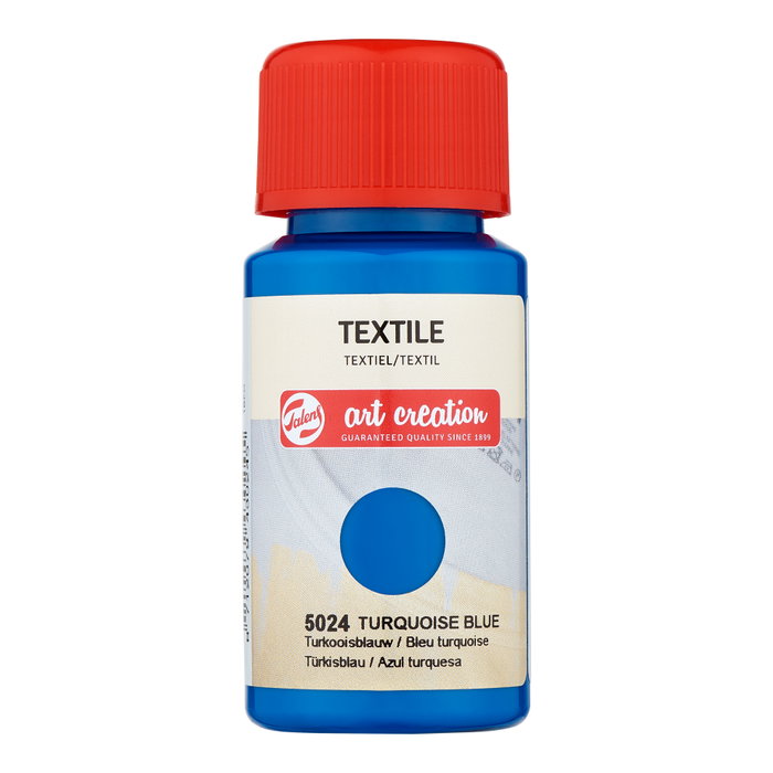 Talens Art Creation Peinture Textile Bleu Turquoise 50 ml Talens Art Creation Peinture Textile Bleu Turquoise 50 ml