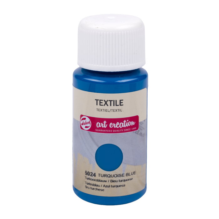 Talens Art Creation Peinture Textile Bleu Turquoise 50 ml Talens Art Creation Peinture Textile Bleu Turquoise 50 ml