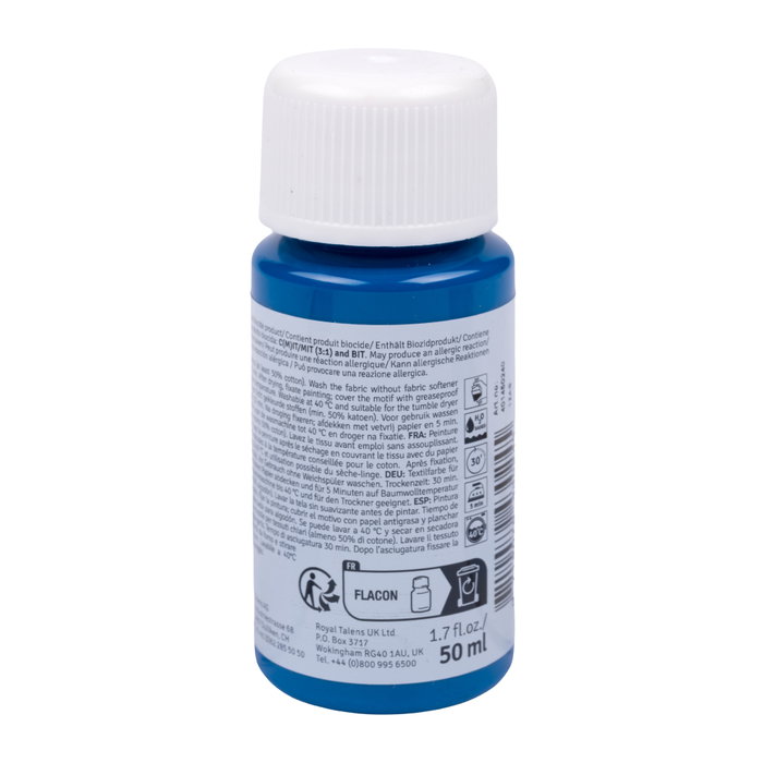 Talens Art Creation Peinture Textile Bleu Turquoise 50 ml Talens Art Creation Peinture Textile Bleu Turquoise 50 ml