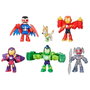 Hasbro Marvel Avengers Iron Man and His Awesome Friends - Pack de 6 Figurines Articulées (5 Héros et 1 Vilain) - Figurines de 7,6 cm - Jouet Enfant +3 ans