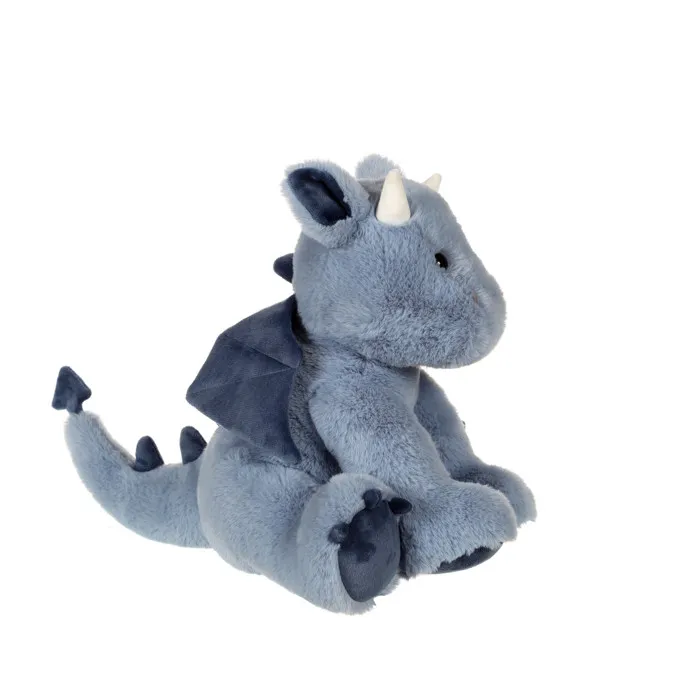 Gipsy Toys Dragon Trendy Peluche Bleu Jeans 30 cm avec cornes et ailes - Figurine magique pour câlins et décoration enfant - Couleurs tendance pastel Gipsy Toys Dragon Trendy Peluche Bleu Jeans 30 cm avec cornes et ailes - Figurine magique pour câlins et décoration enfant - Couleurs tendance pastel