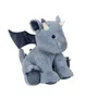 Gipsy Toys Dragon Trendy Peluche Bleu Jeans 30 cm avec cornes et ailes - Figurine magique pour câlins et décoration enfant - Couleurs tendance pastel