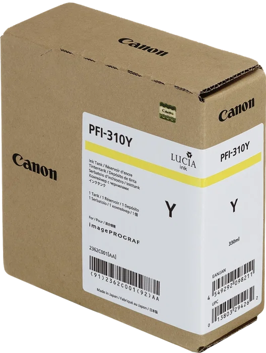 Canon PFI-310Y Jaune 330 ml Canon PFI-310Y Jaune 330 ml