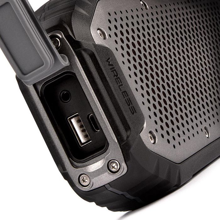 Veho MX-1 Enceinte Bluetooth Portable Robust IPX6 avec Batterie 20h et Power Bank