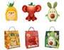 Cefa - Peluches aromatisés comestibles grands avec sachets microperforés pour tester l'arôme - Modèles assortis - À partir de 3 ans