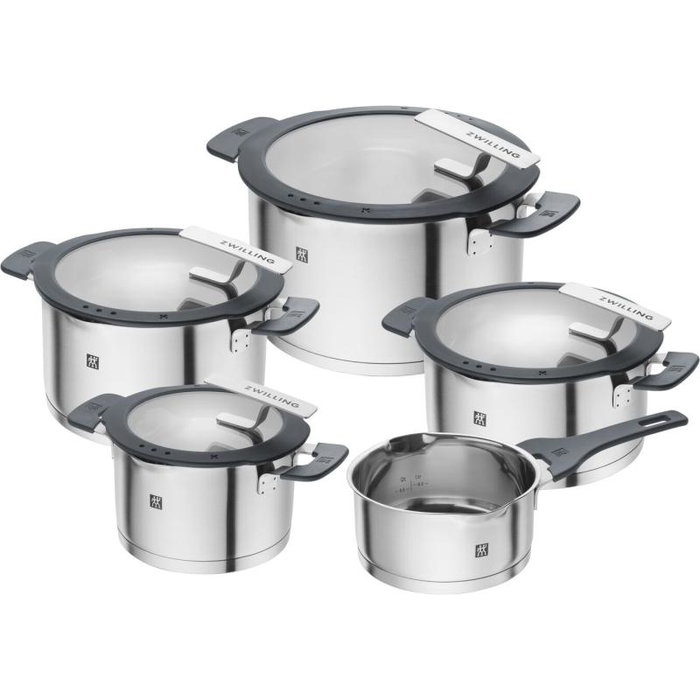 Zwilling 66870-005-0 Set de 5 casseroles en acier inoxydable Simplify