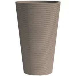 Garden Id Pot de fleurs haut 55 cm en matériaux 100% recyclés résistant aux UV et au gel - Garantie 10 ans