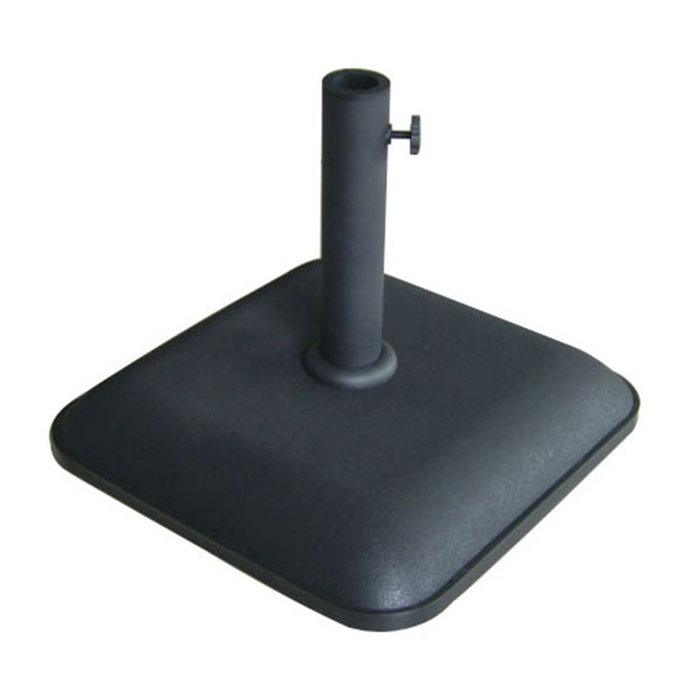 Marbueno Base pour Parapluie Carrée en Béton 45x45x7,3 cm 25 kg Noir Jardin Piscine Terrasse 10458 Marbueno Base pour Parapluie Carrée en Béton 45x45x7,3 cm 25 kg Noir Jardin Piscine Terrasse 10458