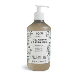 I Love Savon liquide mains Naturals Citron vert, gingembre & cardamome