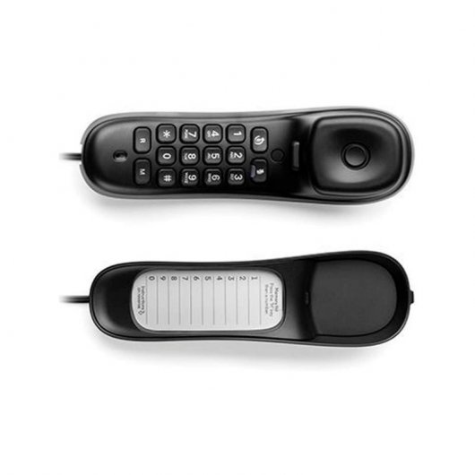 Motorola CT50 Téléphone Fixe Noir avec Indicateur Visuel d'Appel et 10 Mémoires Numériques Motorola CT50 Téléphone Fixe Noir avec Indicateur Visuel d'Appel et 10 Mémoires Numériques