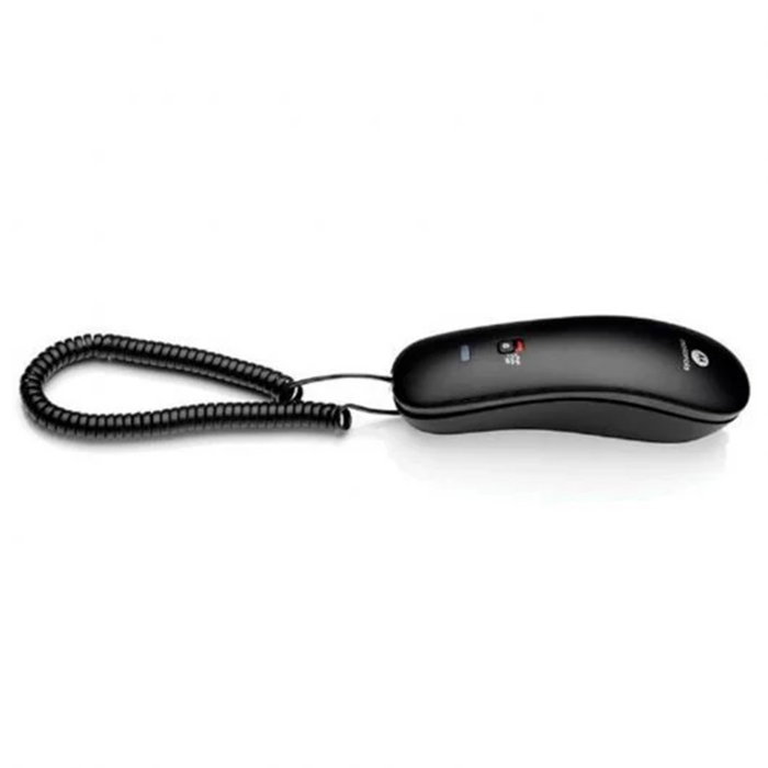 Motorola CT50 Téléphone Fixe Noir avec Indicateur Visuel d'Appel et 10 Mémoires Numériques Motorola CT50 Téléphone Fixe Noir avec Indicateur Visuel d'Appel et 10 Mémoires Numériques